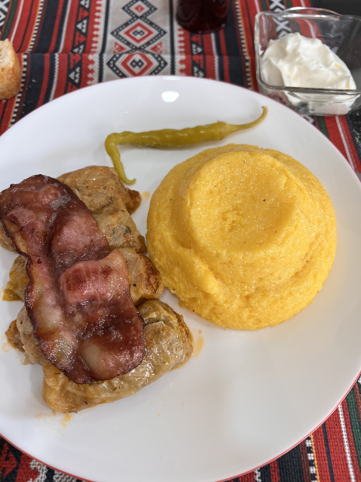 Papanași con Frutos Rojos y crema agria